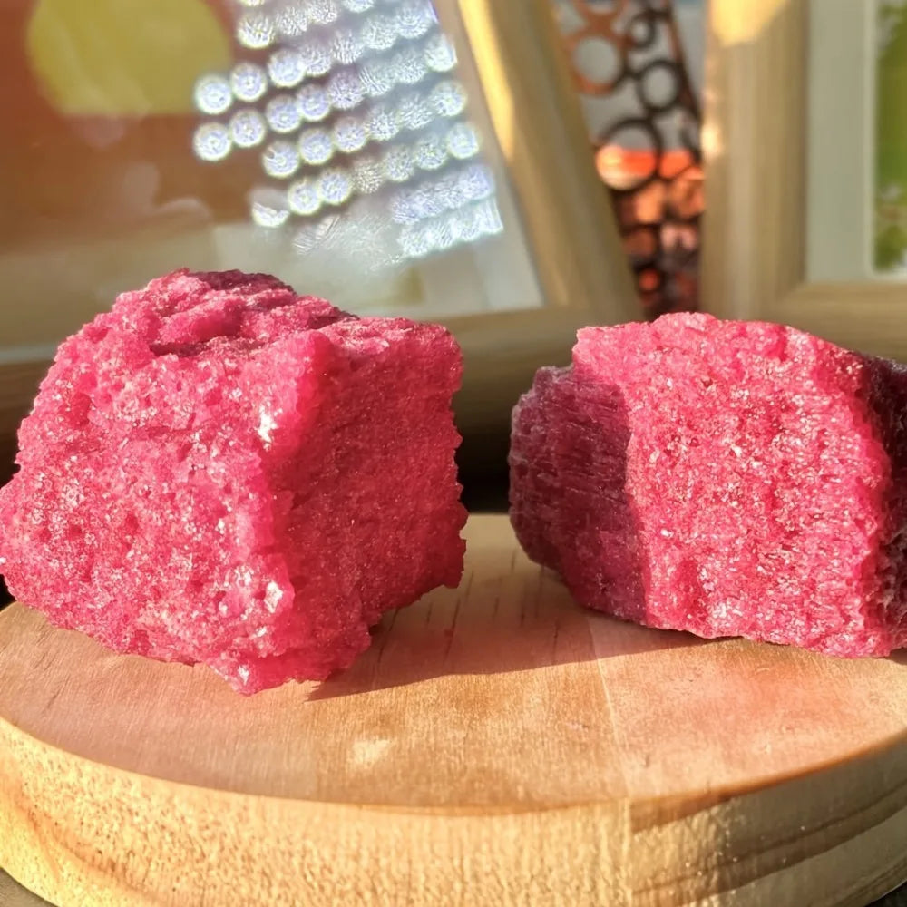 Natural Red Corundum Ruby – Healing Stone for Jewelry Making & Aquarium Decor