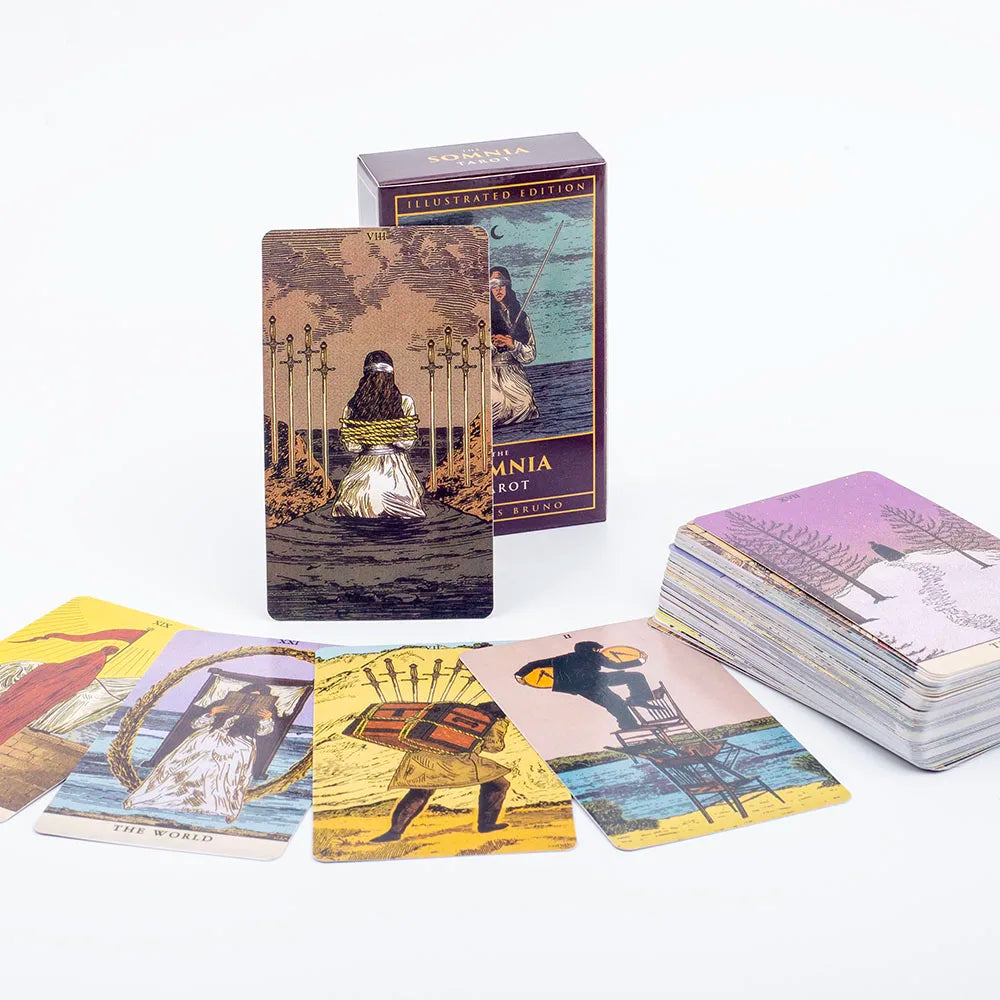 Cat Tarot A 78 Card Deck High Quality English Version Board Game for Easy and Fun Fortune Telling Perfect for Family Gatherings