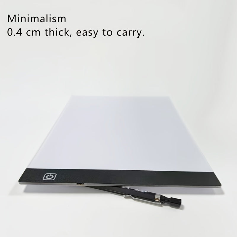 A2/A3/A4/A5 Copy Board Three Layers Dimmable Led Light Pad Eye Protection Easier Drawing Board Pad Tracing Light Box For Rhinestone Painting Thanksgiving, Christmas Gift Easter Gift -winter, new year