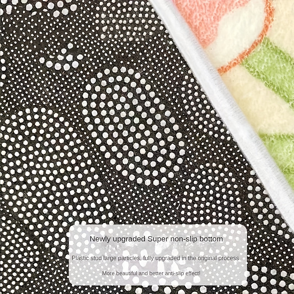 1pc Thickened Anti-slip Carpet, Eye Pattern Bedroom Door Mat, Bathroom Mat for Home Decoration, Living Room Decoration