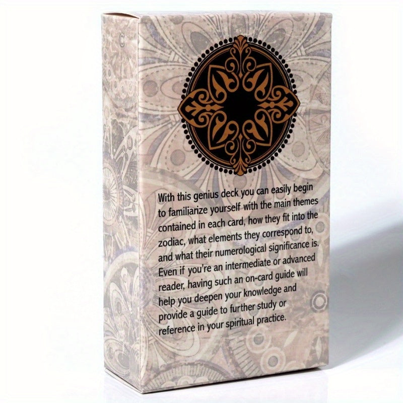 Meaning Tarot Card With Meaning On Them Beginner Tarot Keyword Antiqued Tarot Deck Learn Tarot 78 Cards, Gaming Gift