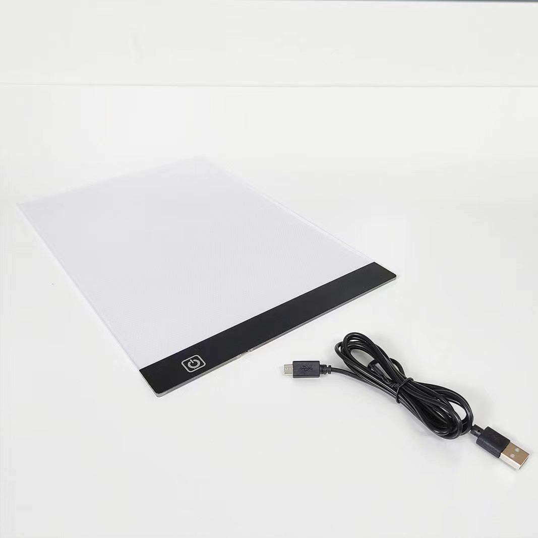 A2/A3/A4/A5 Copy Board Three Layers Dimmable Led Light Pad Eye Protection Easier Drawing Board Pad Tracing Light Box For Rhinestone Painting Thanksgiving, Christmas Gift Easter Gift -winter, new year