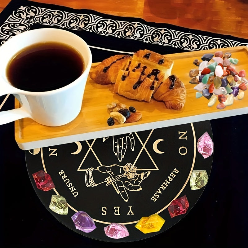 1pc  Wooden Tarot Cards, Fate Divination And Board Game, Unlock Your Future Secrets With These Magic Cards For Leisure Time Entertainment Weary