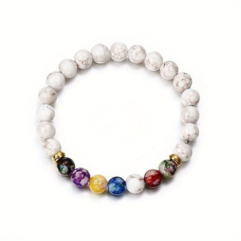 Colorful Lava Stone Bracelet