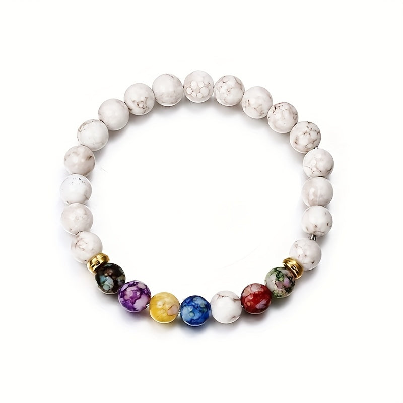 Colorful Lava Stone Bracelet