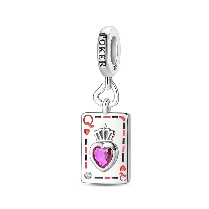 925 Sterling Silver Classic Sun Moon Stars Magic Tarot Charms Pendants For Women Fit 925 Original Bracelets DIY Jewelry