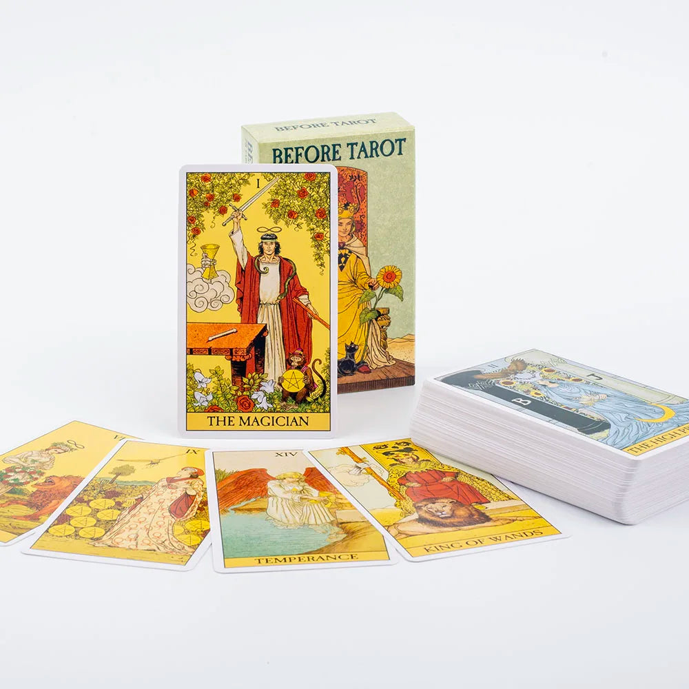 Cat Tarot A 78 Card Deck High Quality English Version Board Game for Easy and Fun Fortune Telling Perfect for Family Gatherings