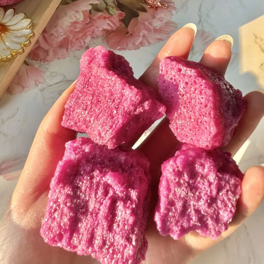 Natural Red Corundum Ruby – Healing Stone for Jewelry Making & Aquarium Decor