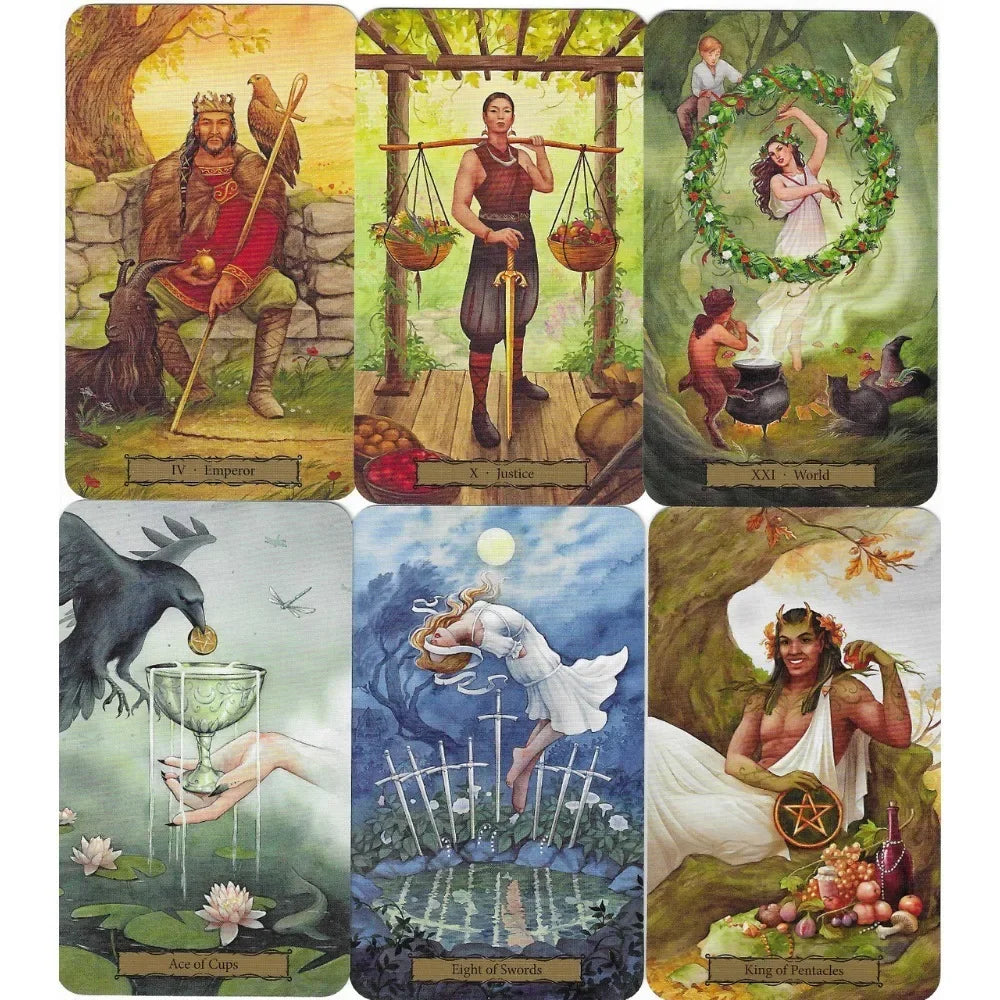 Tarot of The Witch's Garden 78 Pcs Cards Manifestation and Magic Await You In The Witch's Garden