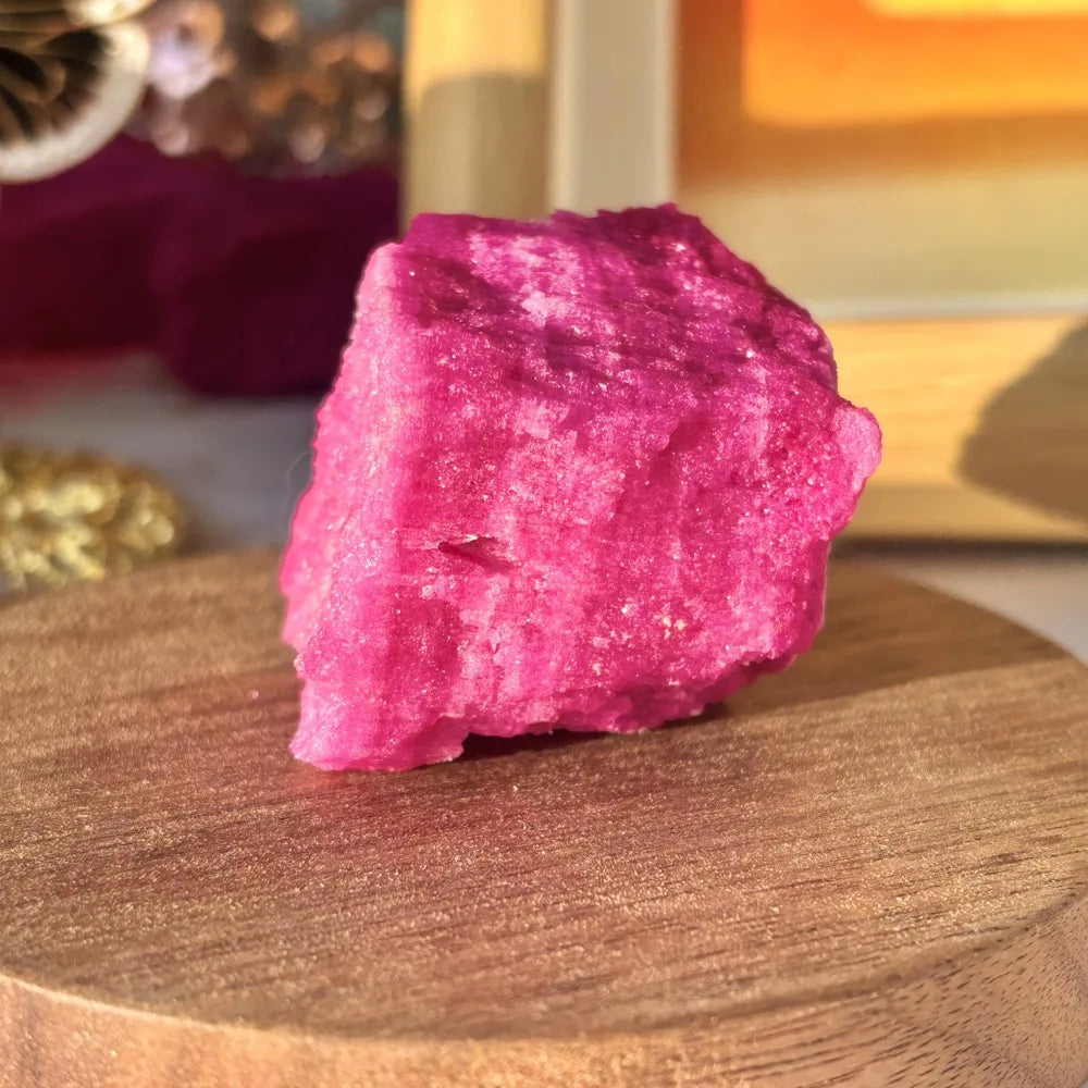 Natural Red Corundum Ruby – Healing Stone for Jewelry Making & Aquarium Decor