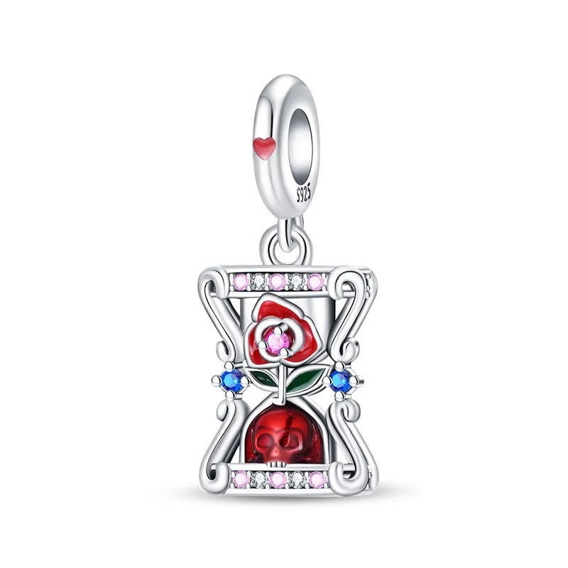 925 Sterling Silver Classic Sun Moon Stars Magic Tarot Charms Pendants For Women Fit 925 Original Bracelets DIY Jewelry
