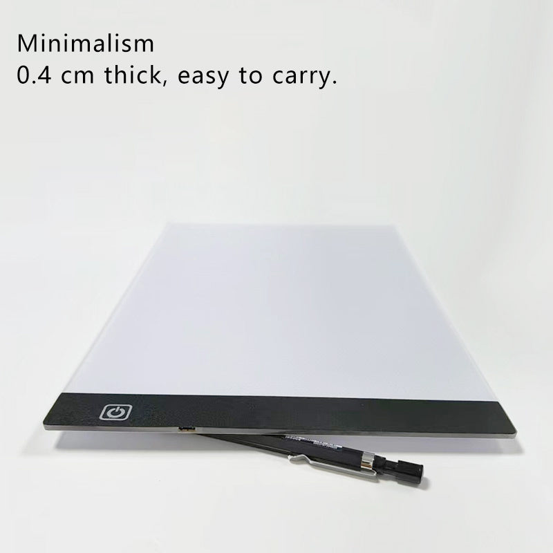 A2/A3/A4/A5 Copy Board Three Layers Dimmable Led Light Pad Eye Protection Easier Drawing Board Pad Tracing Light Box For Rhinestone Painting Thanksgiving, Christmas Gift Easter Gift -winter, new year