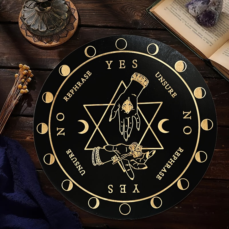 1pc  Wooden Tarot Cards, Fate Divination And Board Game, Unlock Your Future Secrets With These Magic Cards For Leisure Time Entertainment Weary