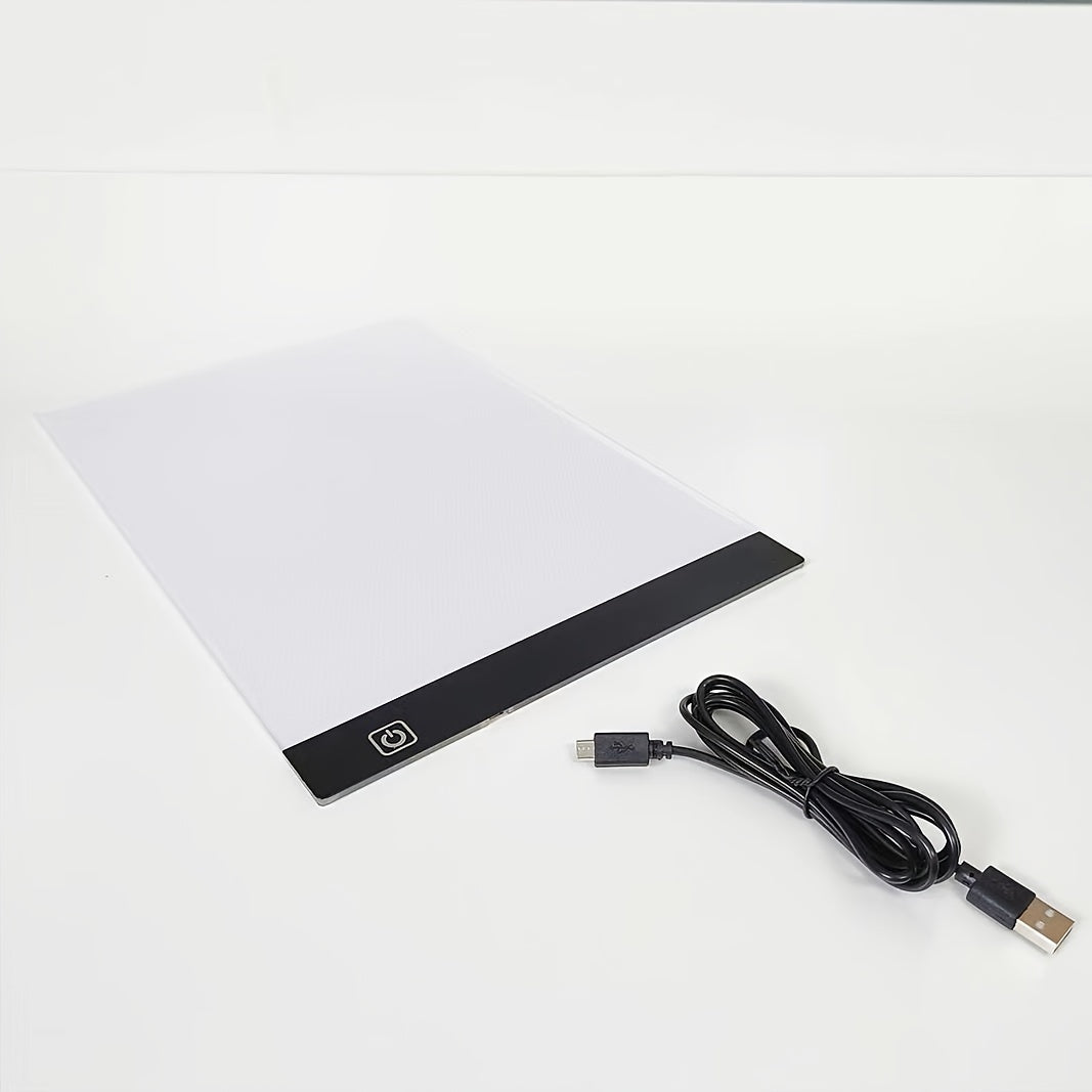 A2/A3/A4/A5 Copy Board Three Layers Dimmable Led Light Pad Eye Protection Easier Drawing Board Pad Tracing Light Box For Rhinestone Painting Thanksgiving, Christmas Gift Easter Gift -winter, new year