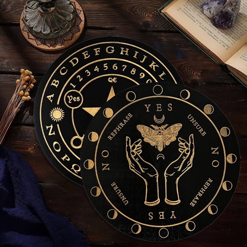 1pc  Wooden Tarot Cards, Fate Divination And Board Game, Unlock Your Future Secrets With These Magic Cards For Leisure Time Entertainment Weary